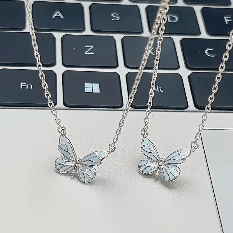 Glowing Butterfly necklace